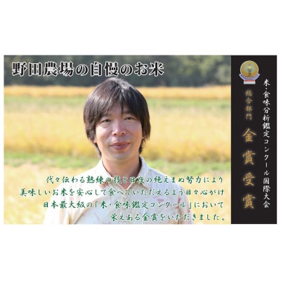 【令和7年産新米先行予約】　《無洗米》　金賞受賞　佐渡産コシヒカリ　20kg　(5kg×4)