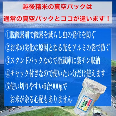 【令和6年産】新潟県産コシヒカリ そんまんま真空パック 食べ比べセット 900g×5種