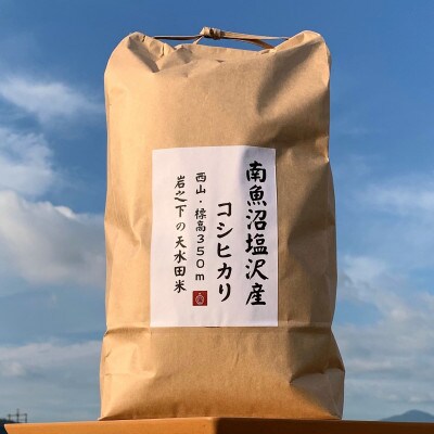 南魚沼塩沢コシヒカリ【西山の天水田米】(精米5kg)