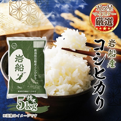 【五ッ星マイスター厳選】新潟 岩船産 コシヒカリ 5kg 精米 令和7年産 お米