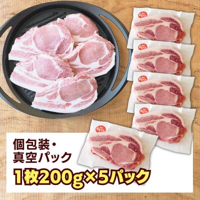 越後もちぶた(新潟県産和豚もちぶた) 上ロースステーキ 5枚