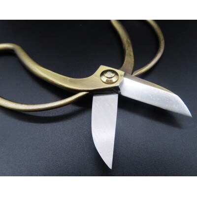古流鋏 ブロンズ/Bronze flower scissors 「type KORYU」