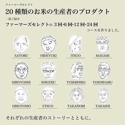 【毎週定期便】【週替わりで楽しむ】栽培期間中農薬・化学肥料不使用コシヒカリ 3合×2袋(白米)全6回
