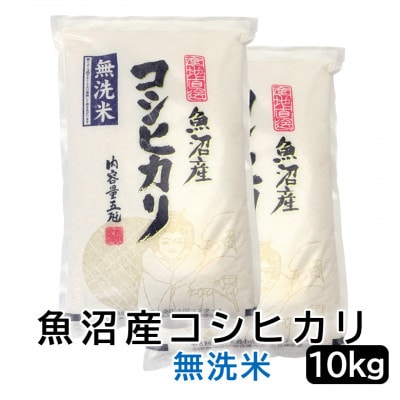 《無洗米》お米マイスター厳選!令和6年産魚沼産コシヒカリ　10kg(5kg×2)