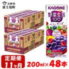【毎月定期便】カゴメ 野菜生活ベリーサラダ 200ml×48本入 全11回