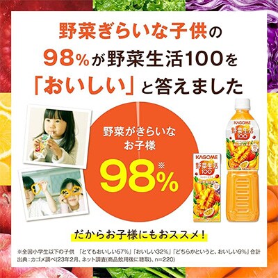 【毎月定期便】カゴメ 野菜生活マンゴーサラダ 200ml×48本入 全6回