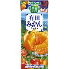 カゴメ 野菜生活100 有田みかんミックス 195ml 紙パック 24本入