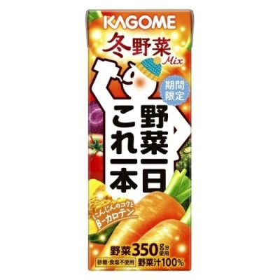 カゴメ 野菜一日これ一本 冬野菜Mix 200ml 紙パック 24本入