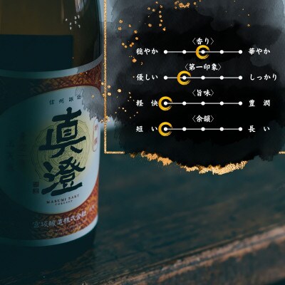 真澄 本醸造酒 特撰 1800ml 2本 一升瓶 特級酒 地酒 長野県 富士見町