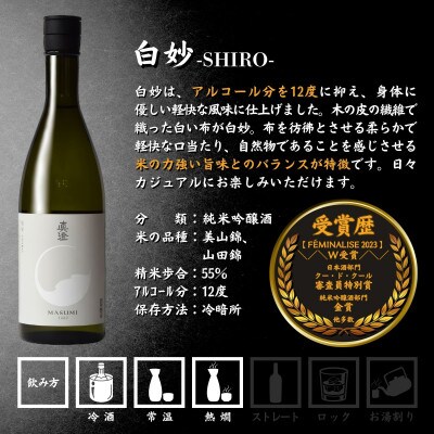 信州 真澄 フラッグシップ 地酒 飲み比べセット 720ml×各1本(計4本)長野県 富士見町