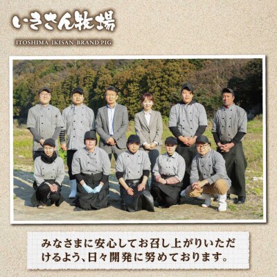 一貴山 豚ロース 味噌漬け 6枚 いきさん牧場 豚肉 おかず[AGB006]