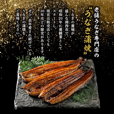 【産地直送】浜名湖産うなぎ蒲焼 約150g×5尾[かわべのうなぎ][冷蔵]