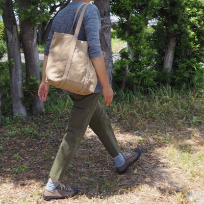 ラージウオッシャブルトート　ベージュ
