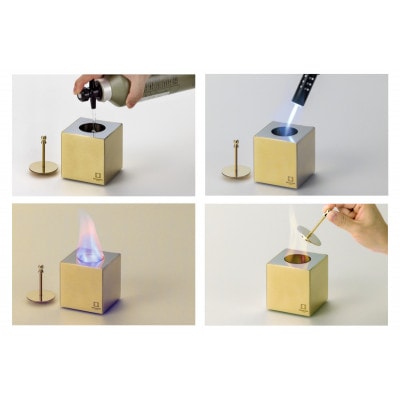 BRASSCENE バイオエタノールランプ　(エタノール•箱無し、本体のみ) BRASSCENE バイオエタノールランプ (エタノール•箱無し、本体のみ