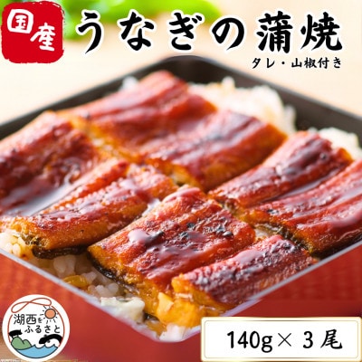 特撰浜名湖うなぎ蒲焼140g×3尾