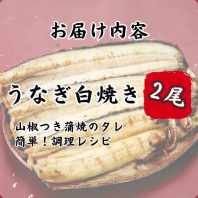 【焼きたてを即日配送】浜名湖うなぎ白焼き140g×2尾(冷蔵便)