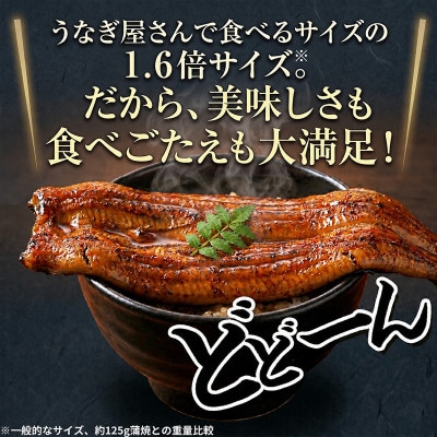 大豆イソフラボンで育てた浜名湖うなぎ蒲焼「やわら華」大きくて肉厚 (約200g×2尾)