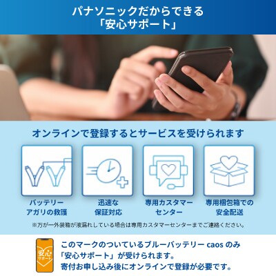 【パナソニック カーバッテリー】Blue Battery caos　N-80B24R/C8