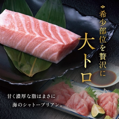 本まぐろ 大トロ 800g(柵どり)