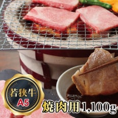 若狭牛焼肉用(A5ランク) 1.1kg