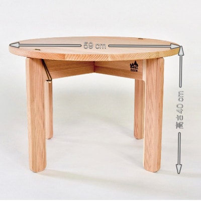 ピクニックテーブル40 無塗装【日記家具】
