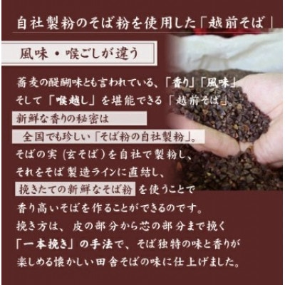 福井の名物詰合せ　武生製麺の越前そばと水ようかんセット
