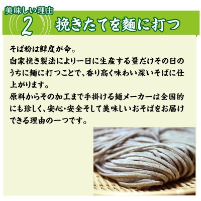 【毎月定期便】創業90余年の老舗・武生製麺　常温で長期保存できる「越前そば」20食全3回