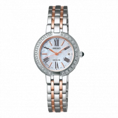 SEIKO エクセリーヌ SWCW008(ソーラー電波)