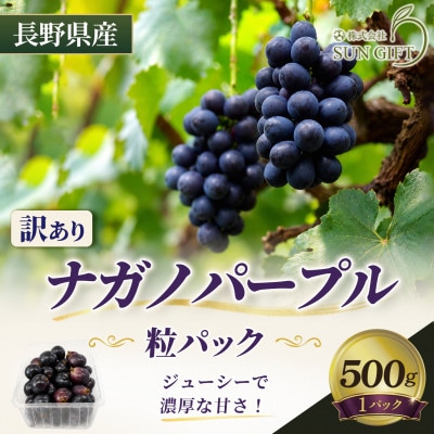 【長野県産・訳あり品】ナガノパープル(粒パック)500g