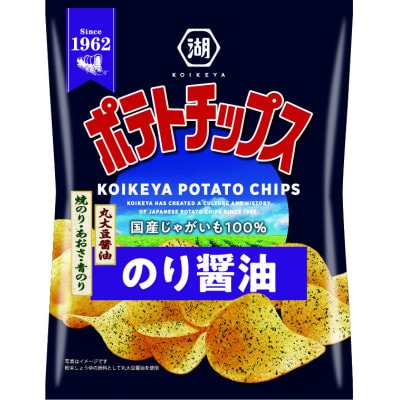 湖池屋のポテトチップス　のり醤油　50g×12袋