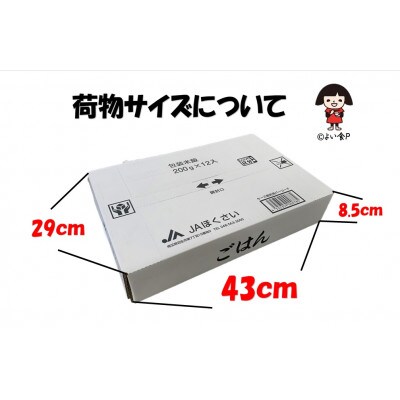JAほくさいオリジナル　パックごはん12パック