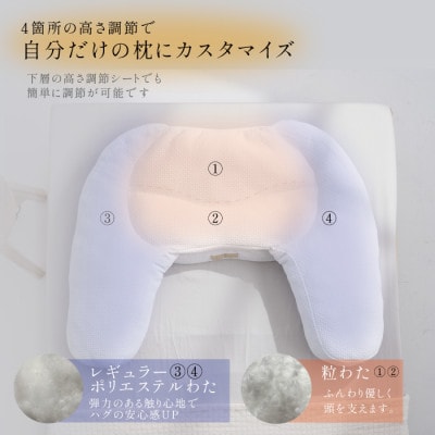 「HUGNEGU」抱き枕一体型枕