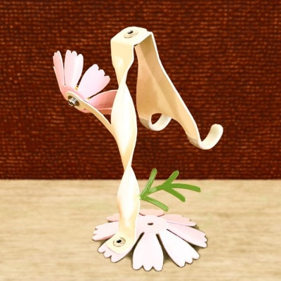 スマホスタンド桃色菊