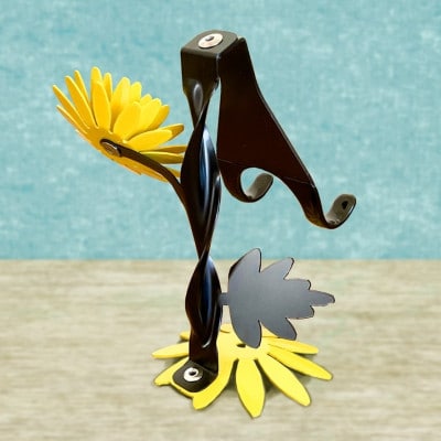 スマホスタンド黄菊