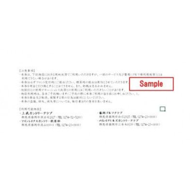 市内ゴルフプレー割引券 4枚