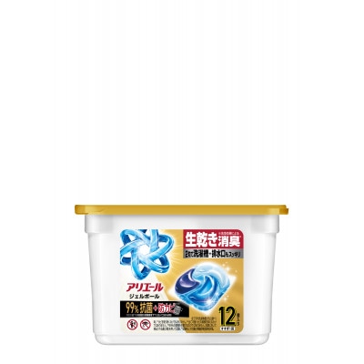 P&G　アリエールジェルボール プロパワー　99%抗菌+防カビ　本体(12個入り)×6個