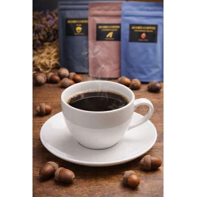 【ノンカフェイン】Acorn Coffee プレミアムギフトセット 3種飲み比べ(黒箱ギフト仕様)