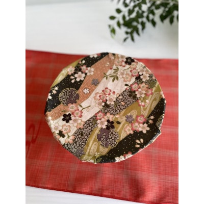 エシカルラップ和柄ライン抹茶桜柄Lサイズ1枚