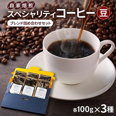自家焙煎スペシャリティコーヒー　ブレンド詰め合わせセット　(豆)