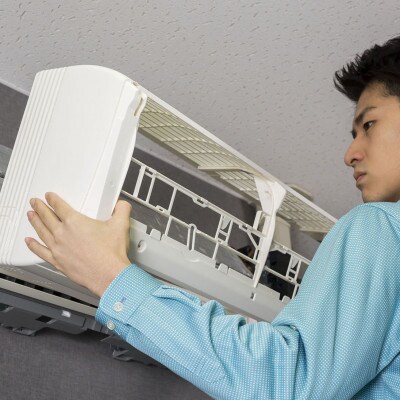 【枚方市内のみ】フィルター自動お掃除機能付きエアコンクリーニング(壁掛けタイプ)抗菌コート1台/1回