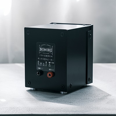 金属製ボックススピーカー　ブラック　NMP-102B