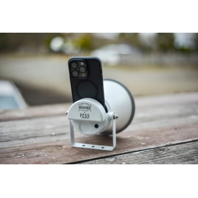 MADE IN OSAKA スマホ用無電源スピーカー「拡音器」NMP-011C ホワイト