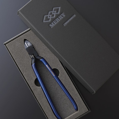 MERRY 【数量限定】特殊コーティング  ロングハンドル爪切りニッパ 極薄刃【L40E-HK】1丁