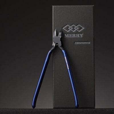 MERRY 【数量限定】特殊コーティング  ロングハンドル爪切りニッパ 極薄刃【L40E-HK】1丁