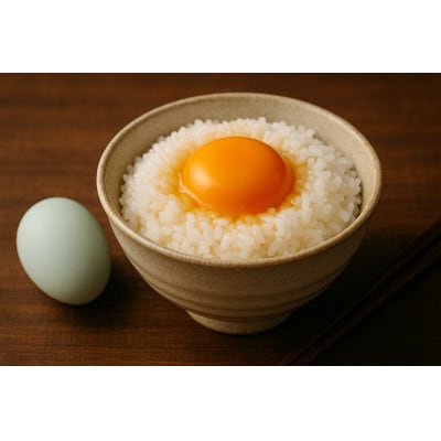 大切な人に贈る青い卵「恩卵」10個|平飼い自然養鶏・木箱入り|大阪府枚方市|ふじよだ養鶏
