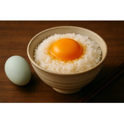 大切な人に贈る青い卵「恩卵」10個|平飼い自然養鶏・木箱入り|大阪府枚方市|ふじよだ養鶏