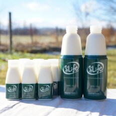 坂根牧場の乳lifeのしぼりたて牛乳 900ml×2本・200ml×6本セット