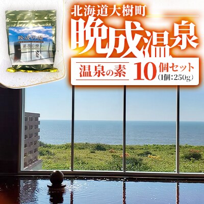 晩成温泉　温泉の素　250g×10個セット