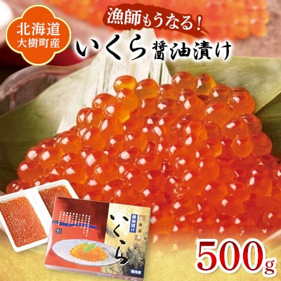 北海道産 鮭いくら醤油漬け 計500g(250g×2パック)【漁協直送】