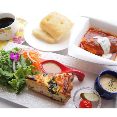 キッシュ&ロールキャベツランチ<2名様>ご飲食券